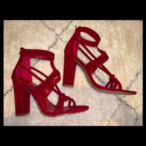 Lola shoetique red heels